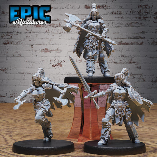 Barbarian Warrior Female - Epic Miniatures | #101 - Mighty Heroes