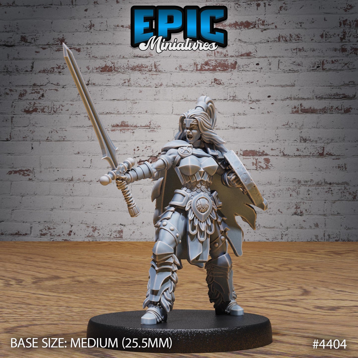 Barbarian Warrior Female - Epic Miniatures | #101 - Mighty Heroes