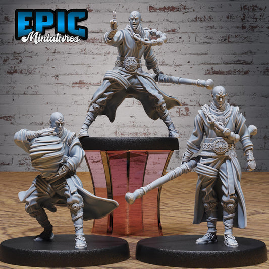 Element Monk Air - Epic Miniatures | #101 - Mighty Heroes