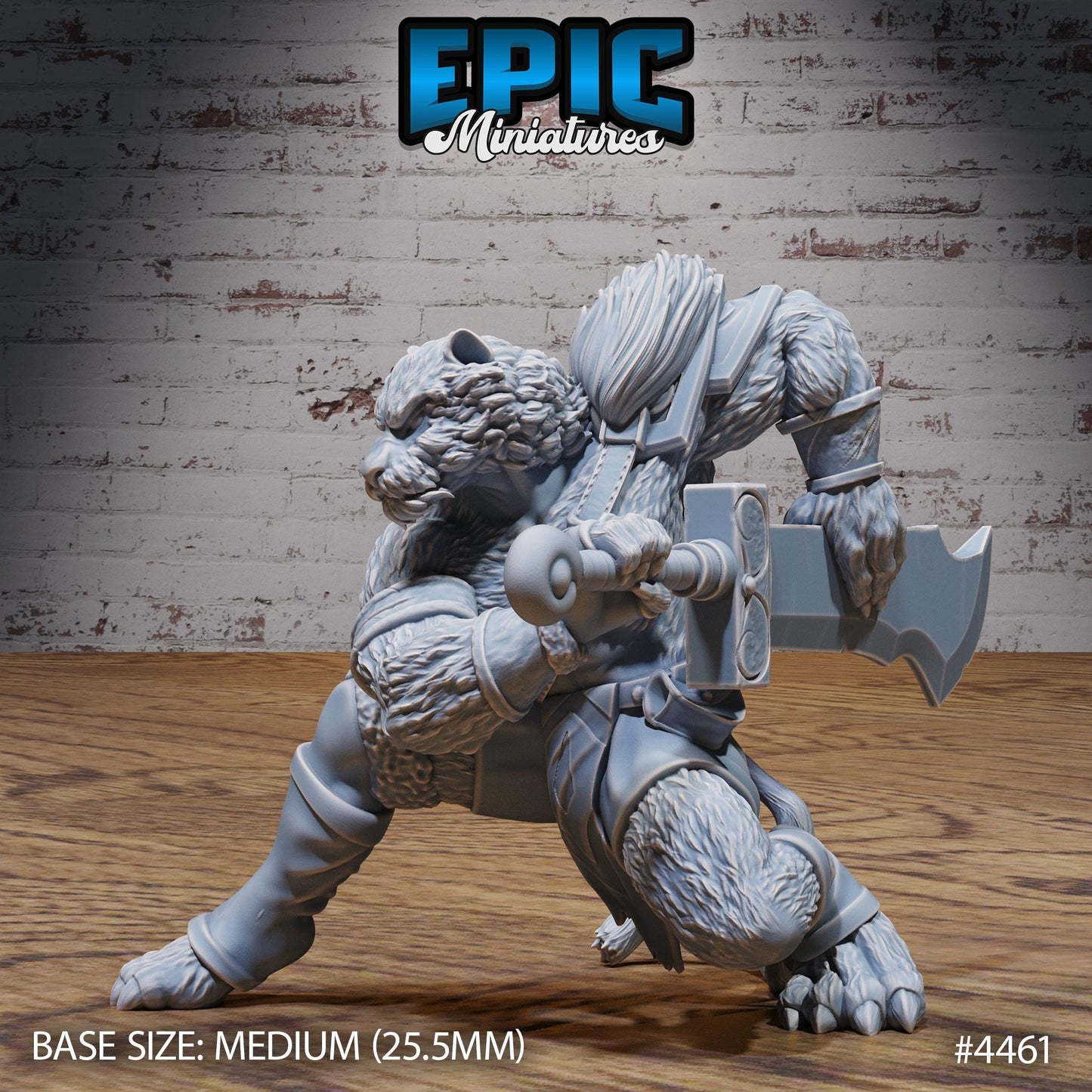 Tiger Folk Adventurer - Epic Miniatures | #102 - Serpents Rage