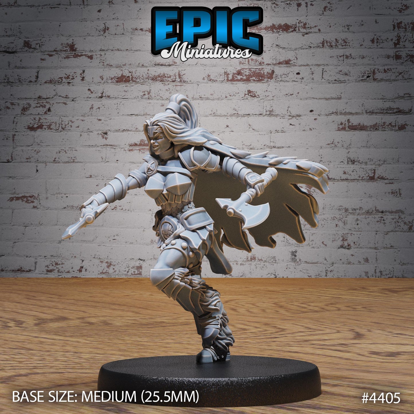 Barbarian Warrior Female - Epic Miniatures | #101 - Mighty Heroes