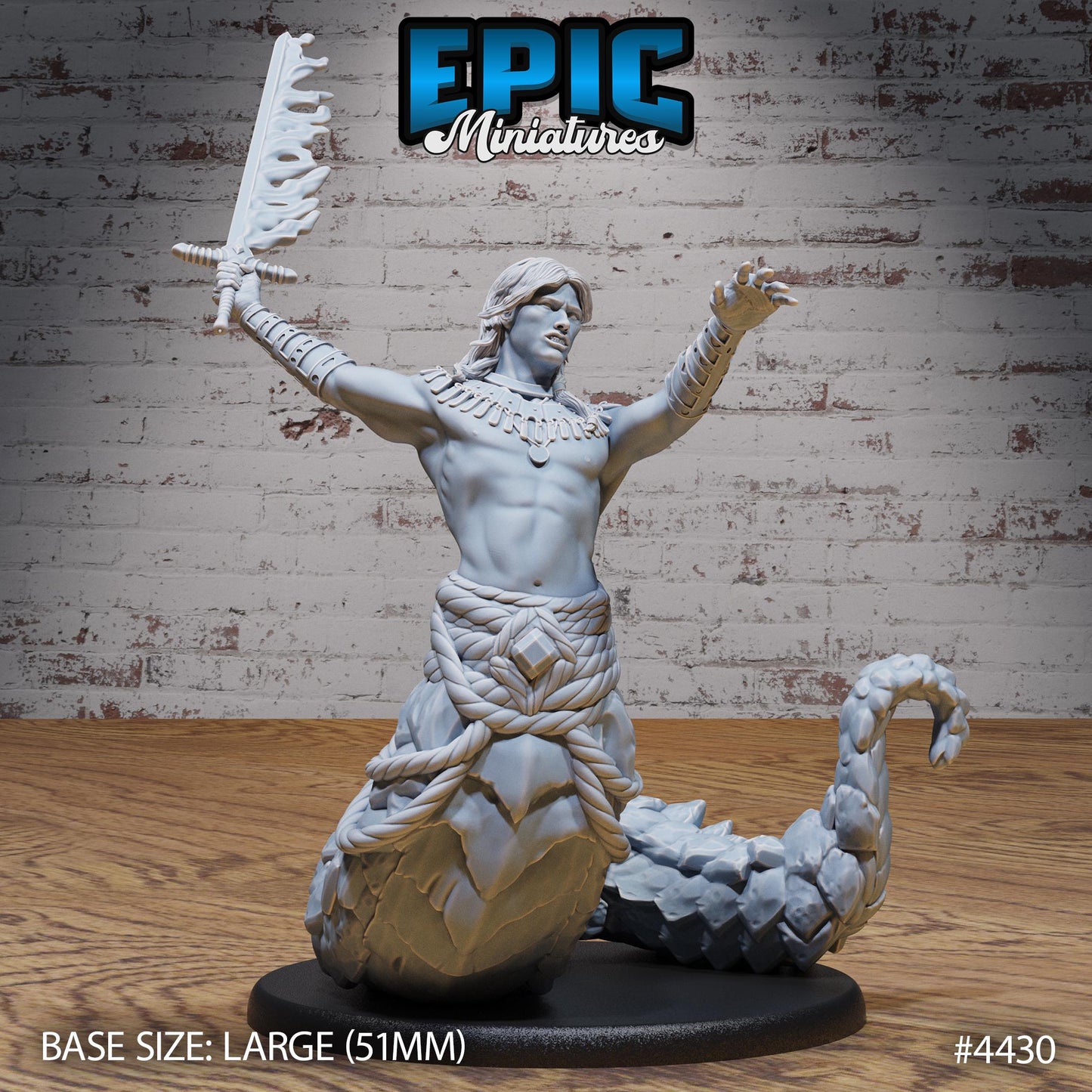 Lamia Prince - Epic Miniatures | #102 - Serpents Rage