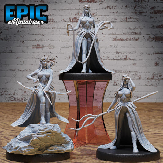 Dark Elf Domina Series - Epic Miniatures | #103 - Deep Dark Caves