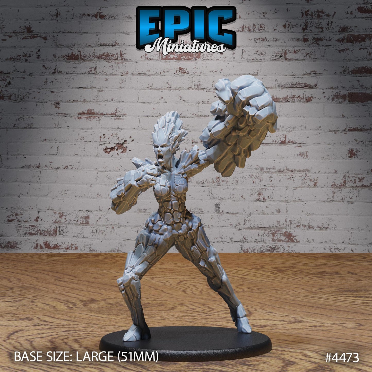 Earth Elemental - Epic Miniatures | #103 - Deep Dark Caves