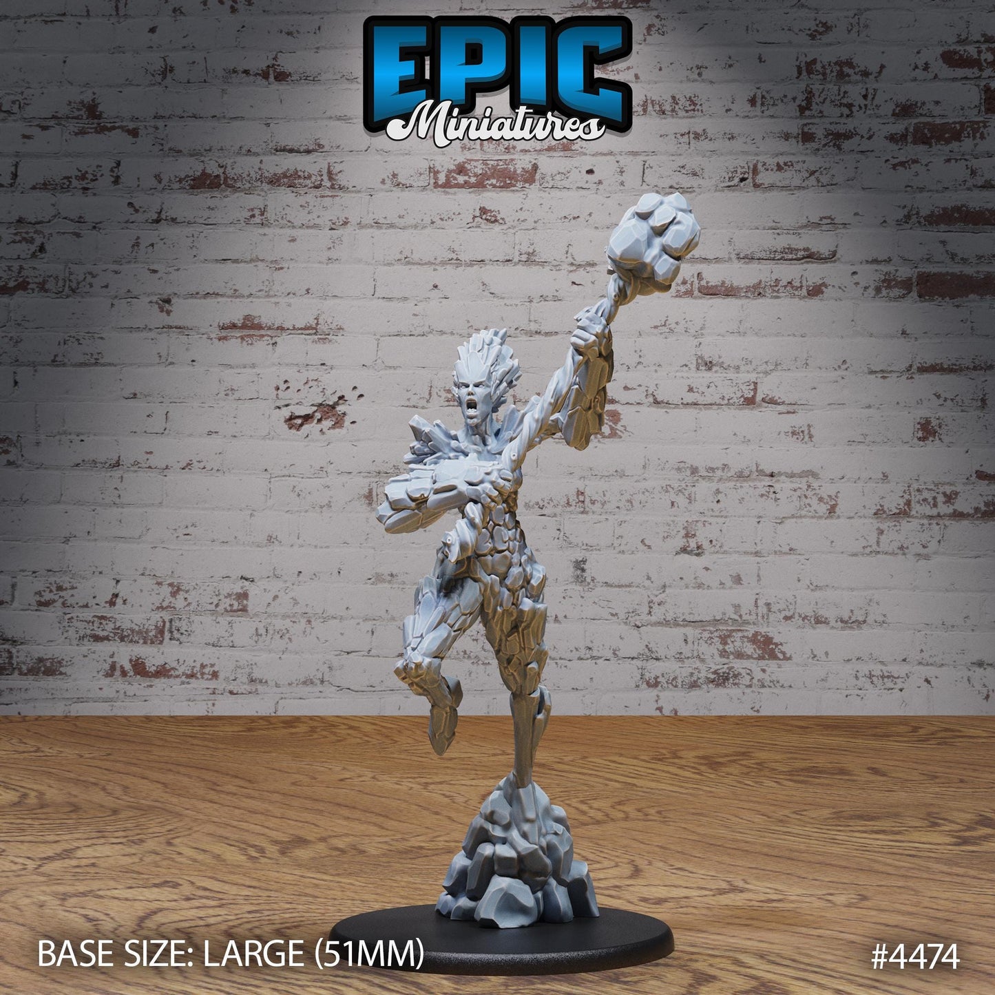 Earth Elemental - Epic Miniatures | #103 - Deep Dark Caves