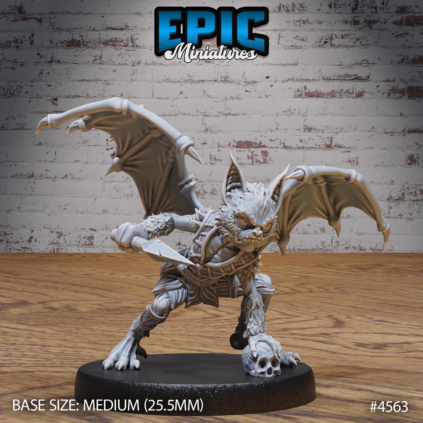 Bat Folk Warrior - Epic Miniatures | #105 - Vampire Invasion