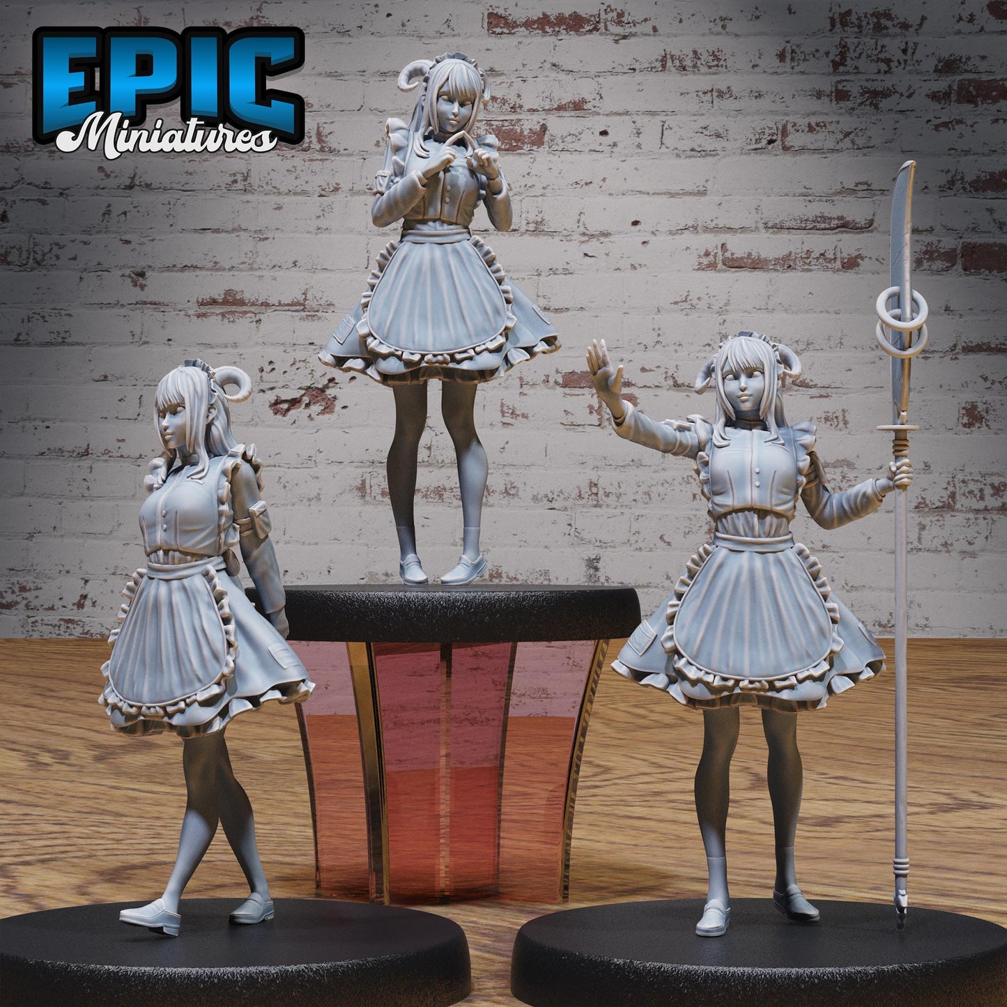 Tiefling Maid - Epic Miniatures | #105 - Vampire Invasion