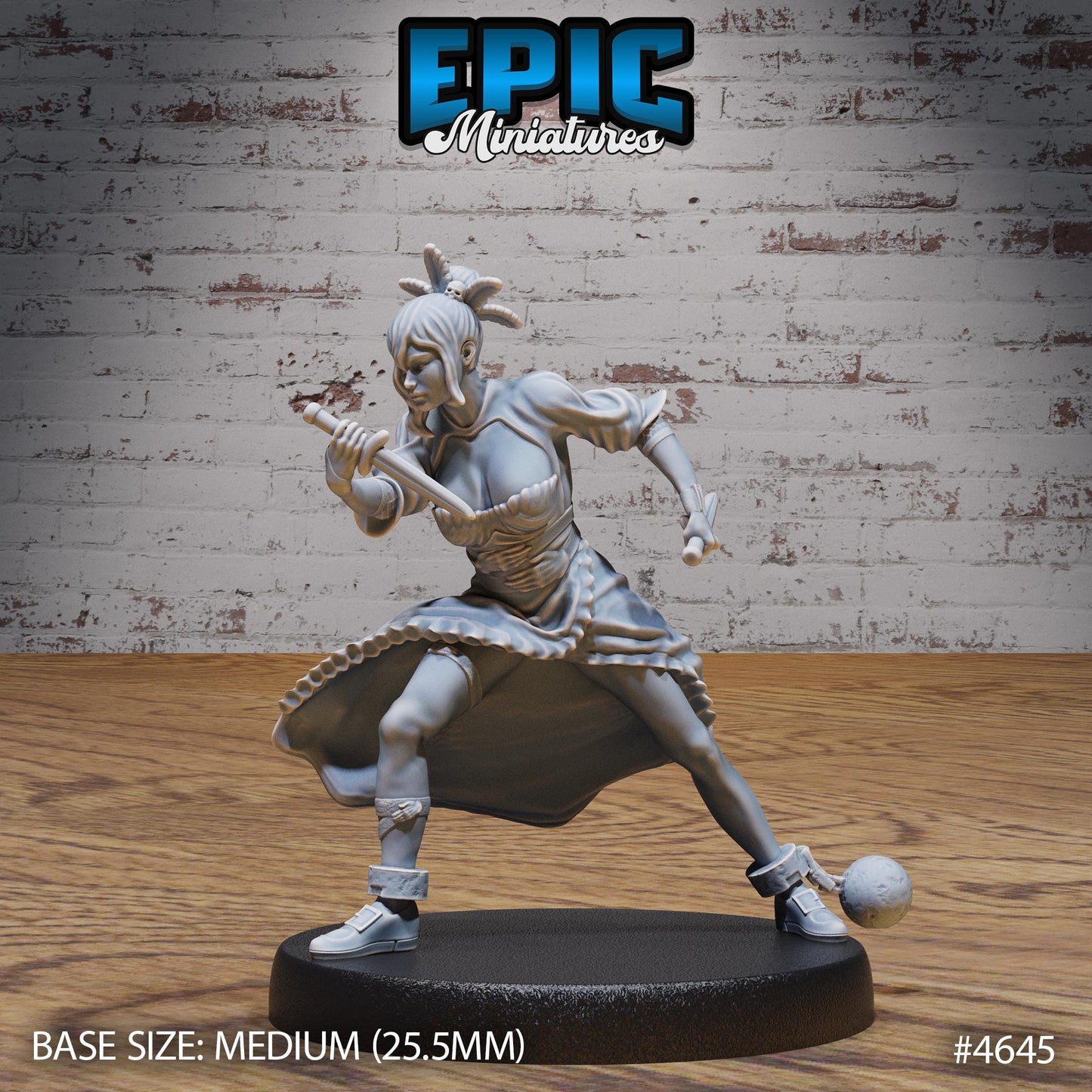 Captured Witch - Epic Miniatures | #106 - Faith Defender