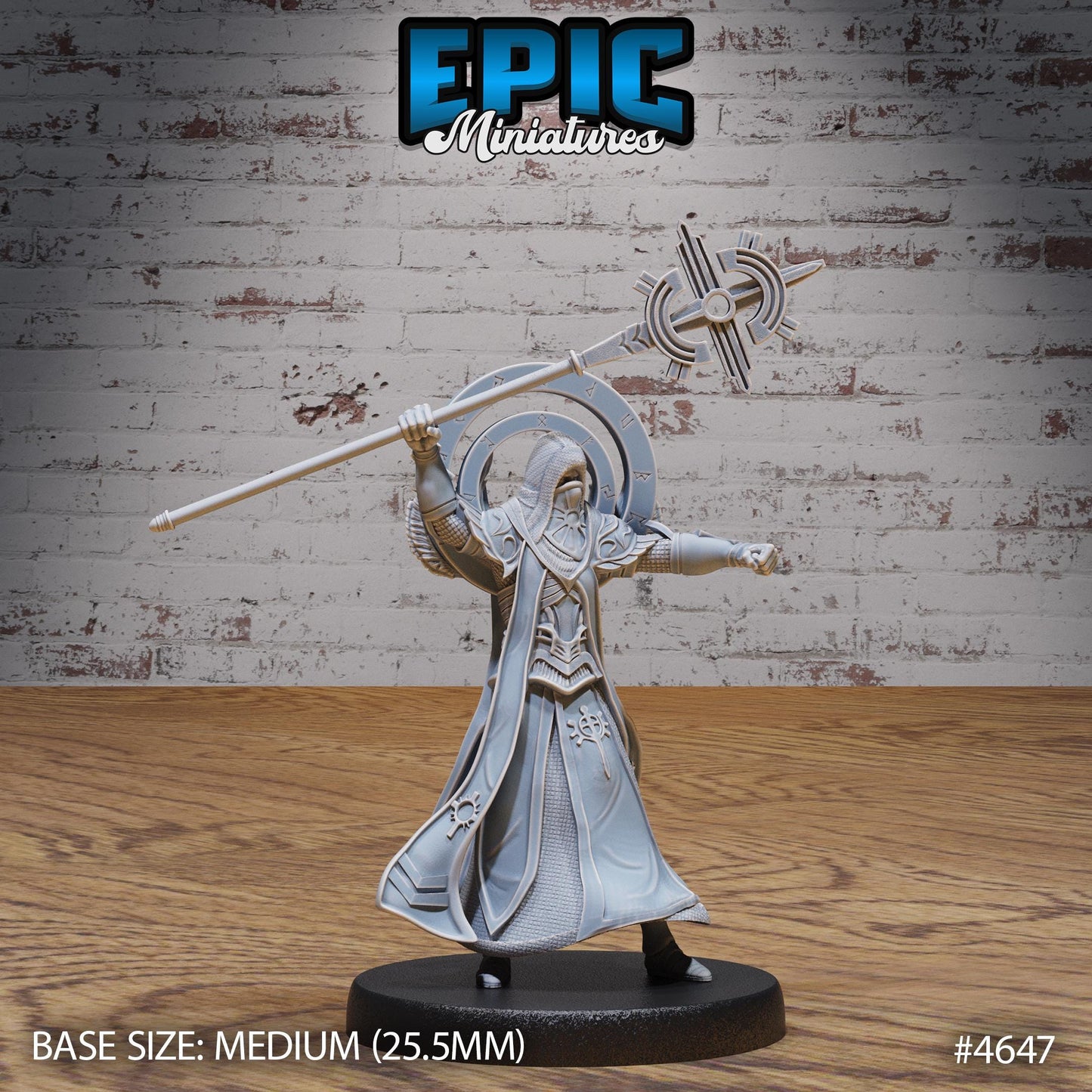 White Priest - Epic Miniatures | #106 - Faith Defender