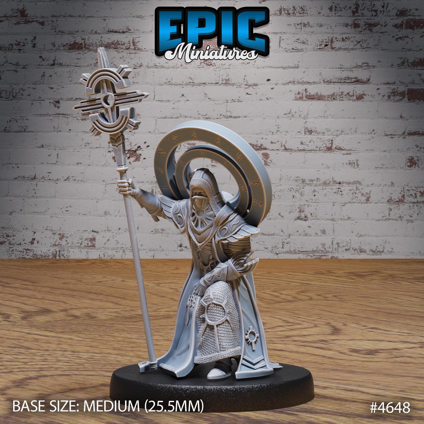 White Priest - Epic Miniatures | #106 - Faith Defender