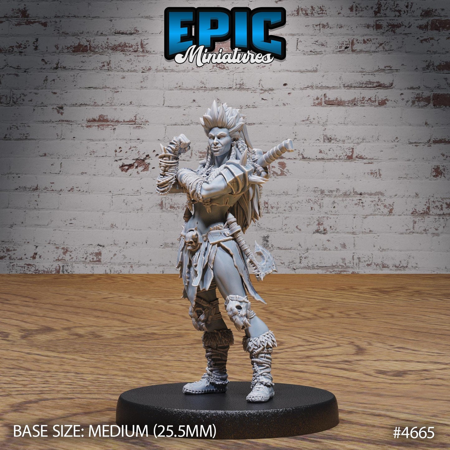 Orc Lady Adventurer - Epic Miniatures | #107 - Beast Hunt