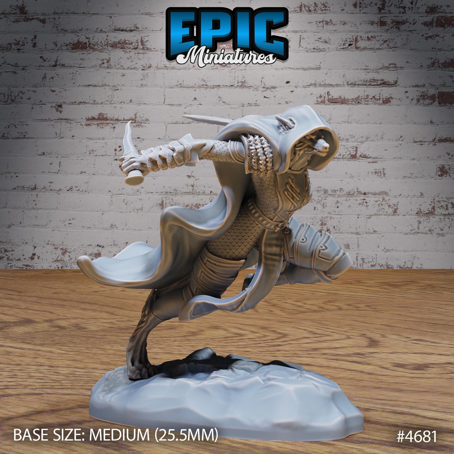 Werewolf Armored Female - Epic Miniatures | #107 - Beast Hunt