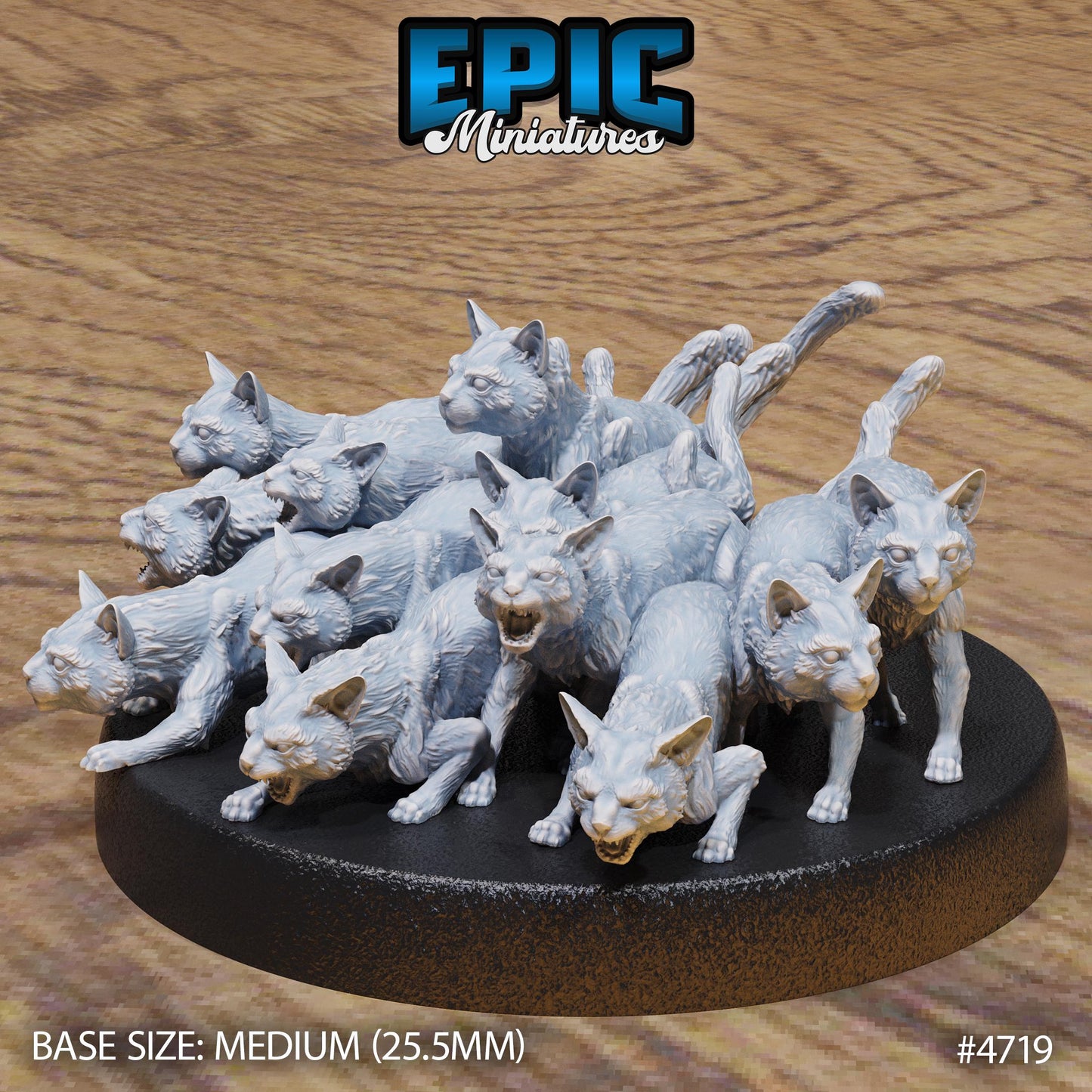 Cat Swarm Small - Epic Miniatures | #108 - Old Fables