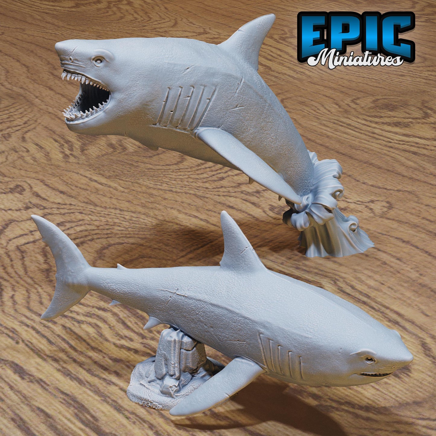 Great White Shark - Epic Miniatures | #110 - Mysterious Ocean