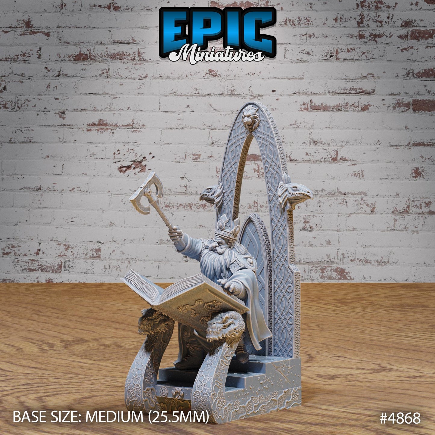 Dwarf King - Epic Miniatures | #111 - Age of Dragons