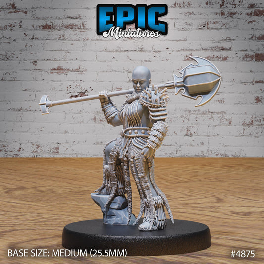 Bald Dwarf Female - Epic Miniatures | #111 - Age of Dragons