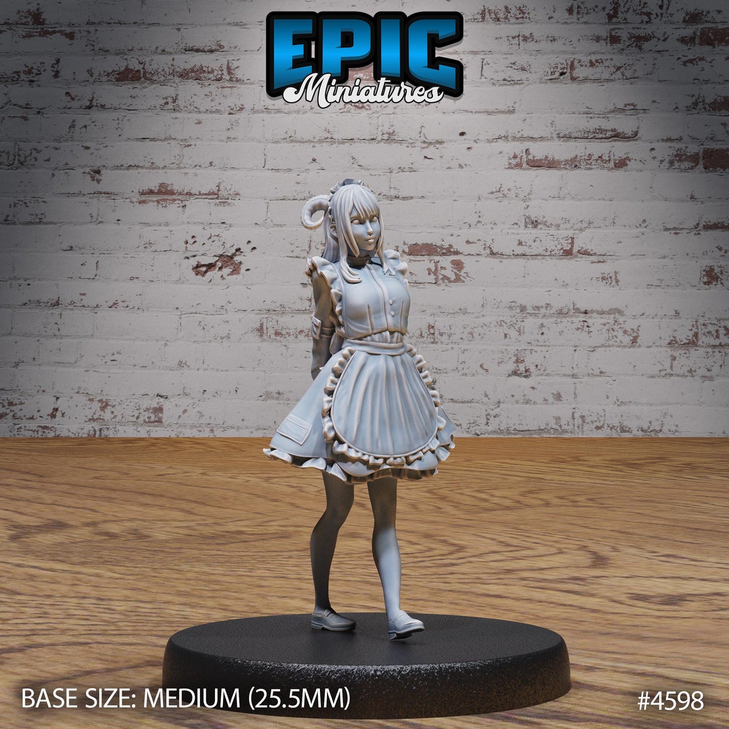 Tiefling Maid - Epic Miniatures | #105 - Vampire Invasion