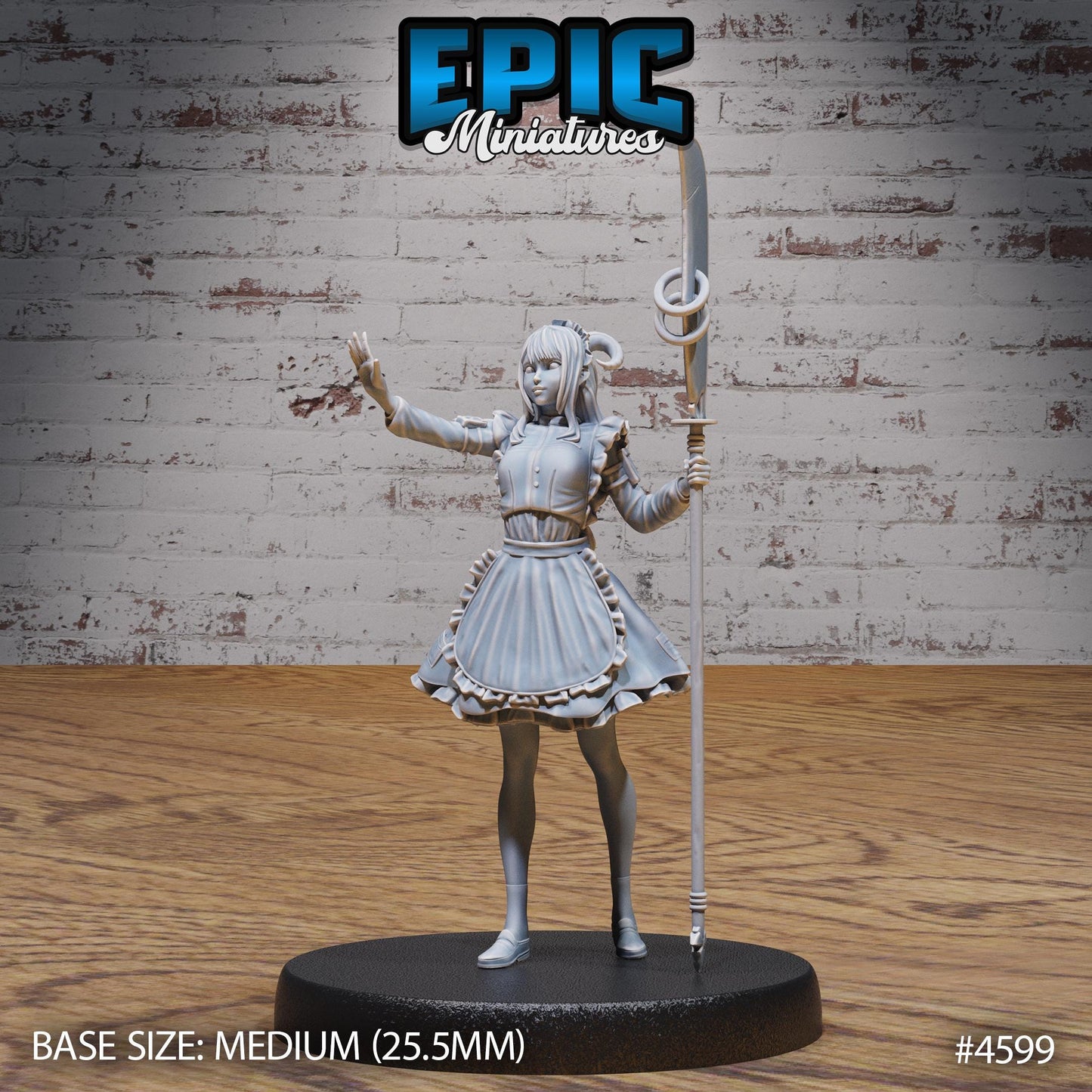 Tiefling Maid - Epic Miniatures | #105 - Vampire Invasion