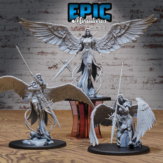 Planetar Female Angel - Epic Miniatures | #106 - Faith Defender