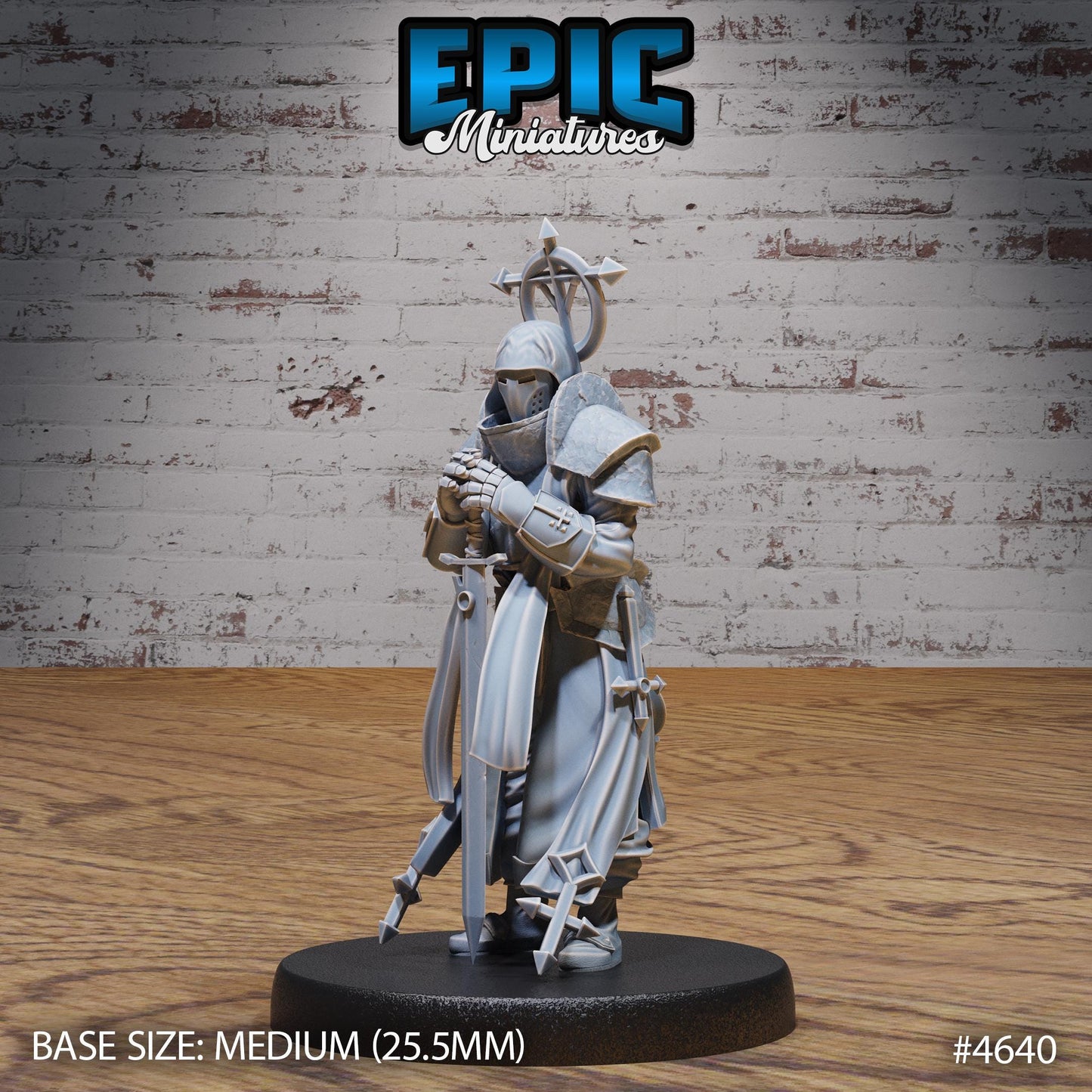 Inquisitor Knight - Epic Miniatures | #106 - Faith Defender