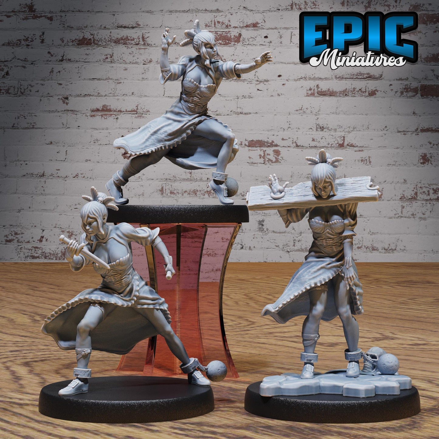 Captured Witch - Epic Miniatures | #106 - Faith Defender