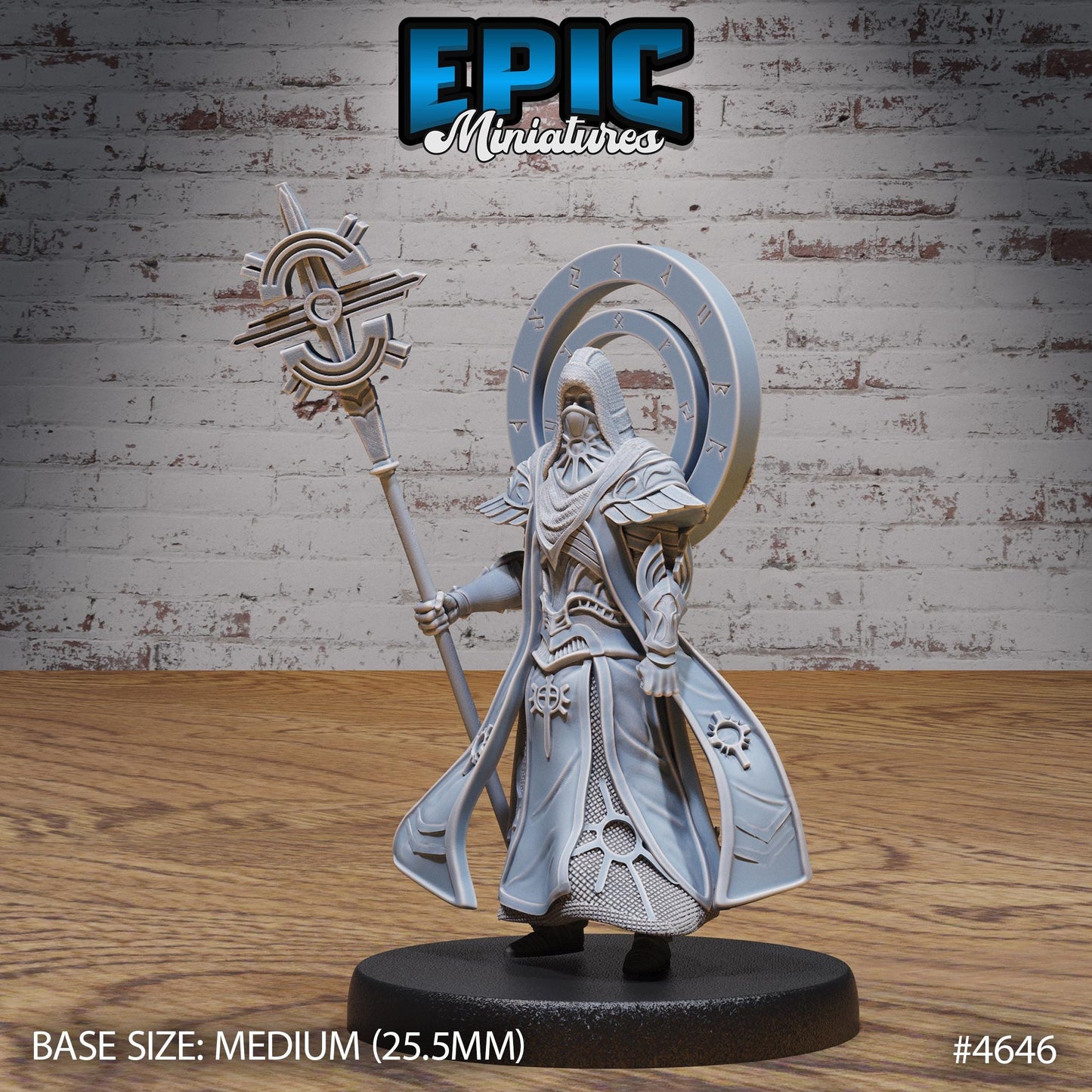 White Priest - Epic Miniatures | #106 - Faith Defender