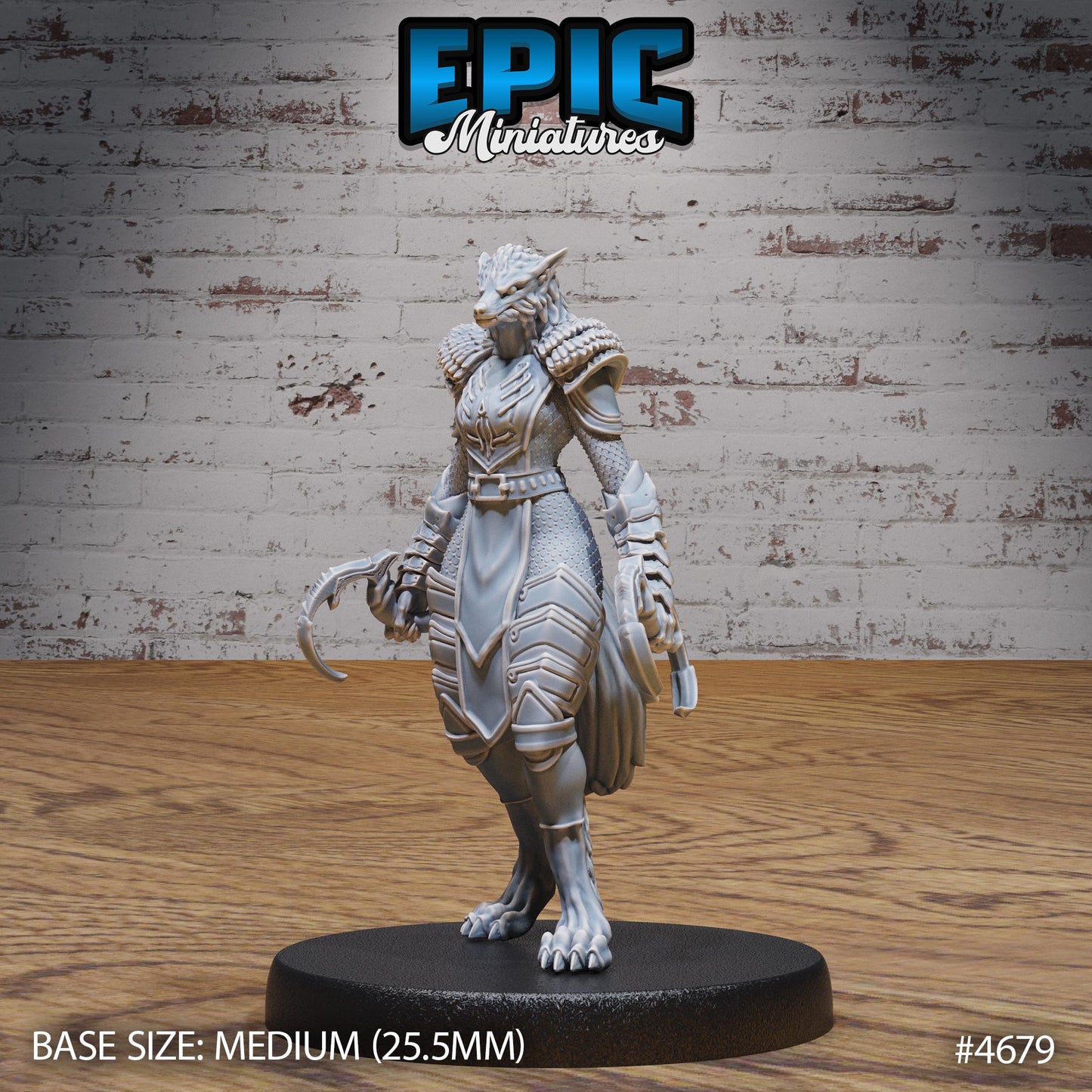Werewolf Armored Female - Epic Miniatures | #107 - Beast Hunt