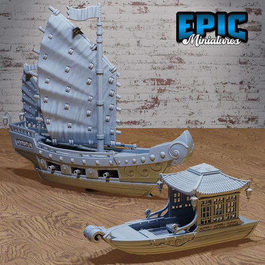 Eastern Boats - Epic Miniatures | #112 -Legends of the East