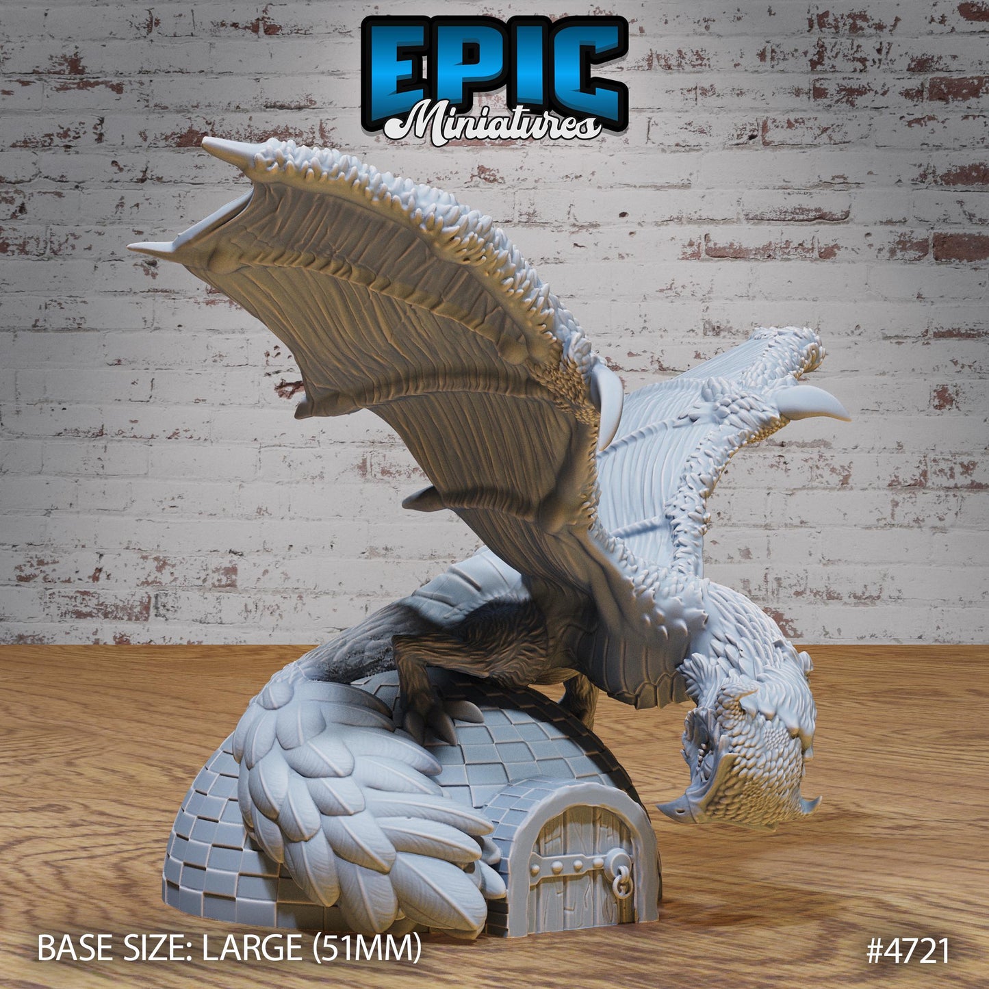 Owl Wyvern - Epic Miniatures | #108 - Old Fables