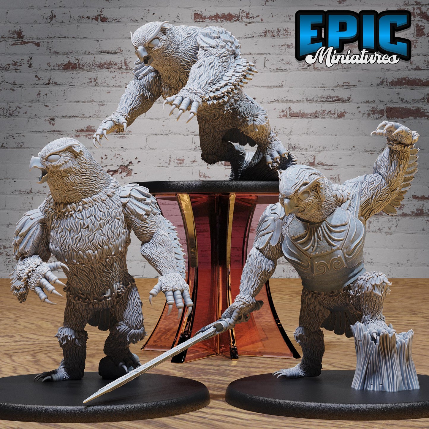 Fabled Owl Bear - Epic Miniatures | #108 - Old Fables
