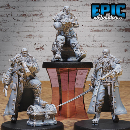 Pirate Captain Barbarossa - Epic Miniatures | #110 - Mysterious Ocean