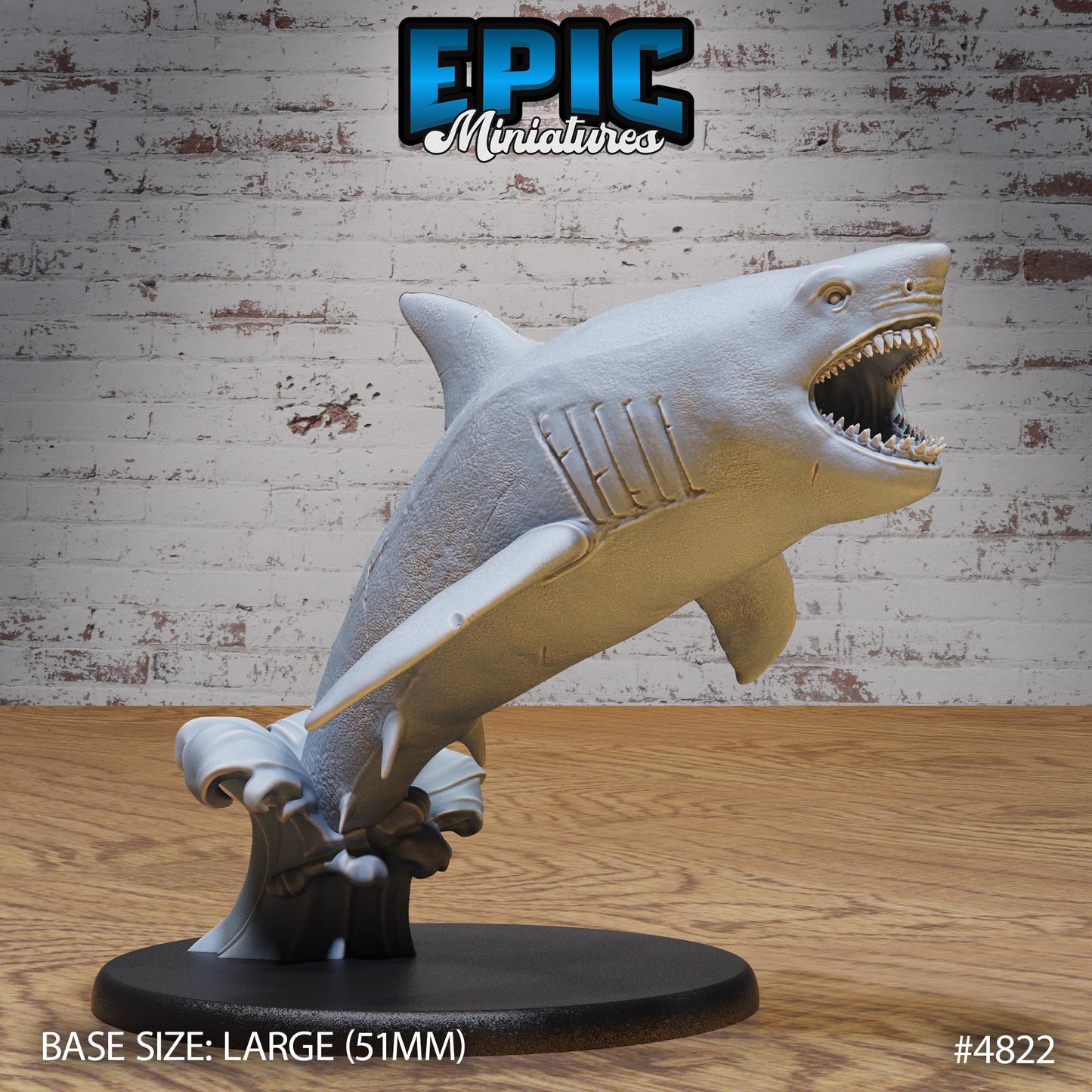 Great White Shark - Epic Miniatures | #110 - Mysterious Ocean