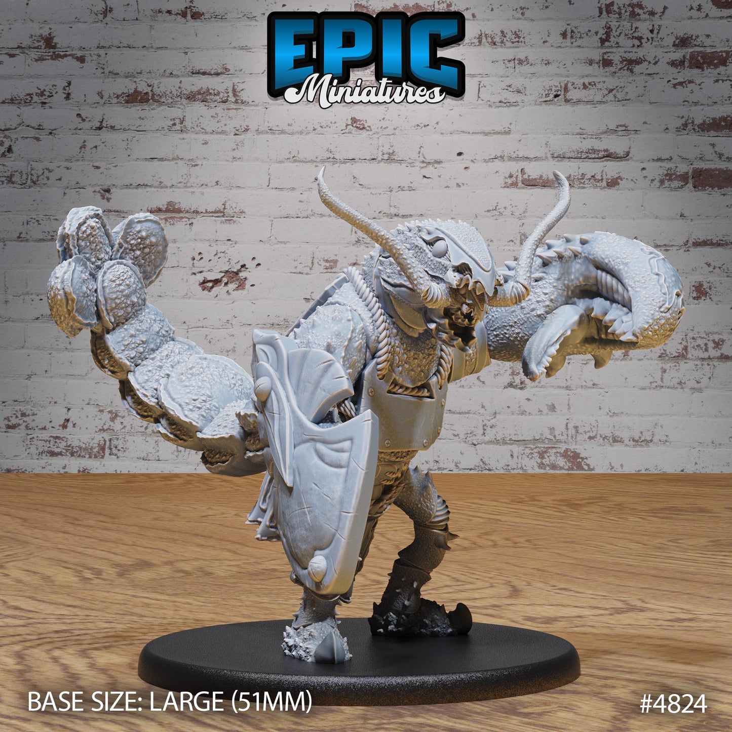 Lobster Folk Warrior - Epic Miniatures | #110 - Mysterious Ocean