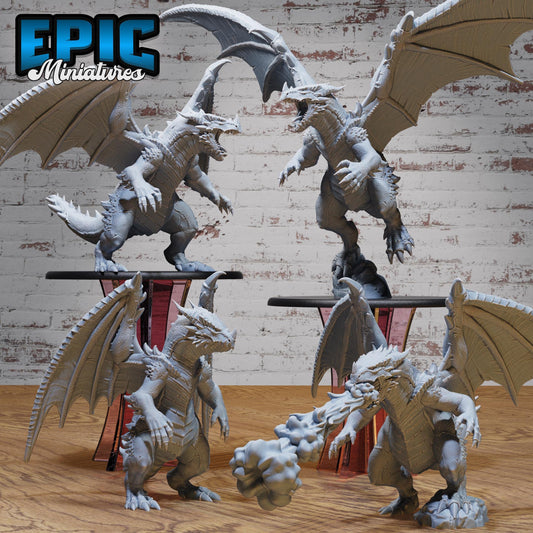 Bipedal Dragon - Epic Miniatures | #111 - Age of Dragons