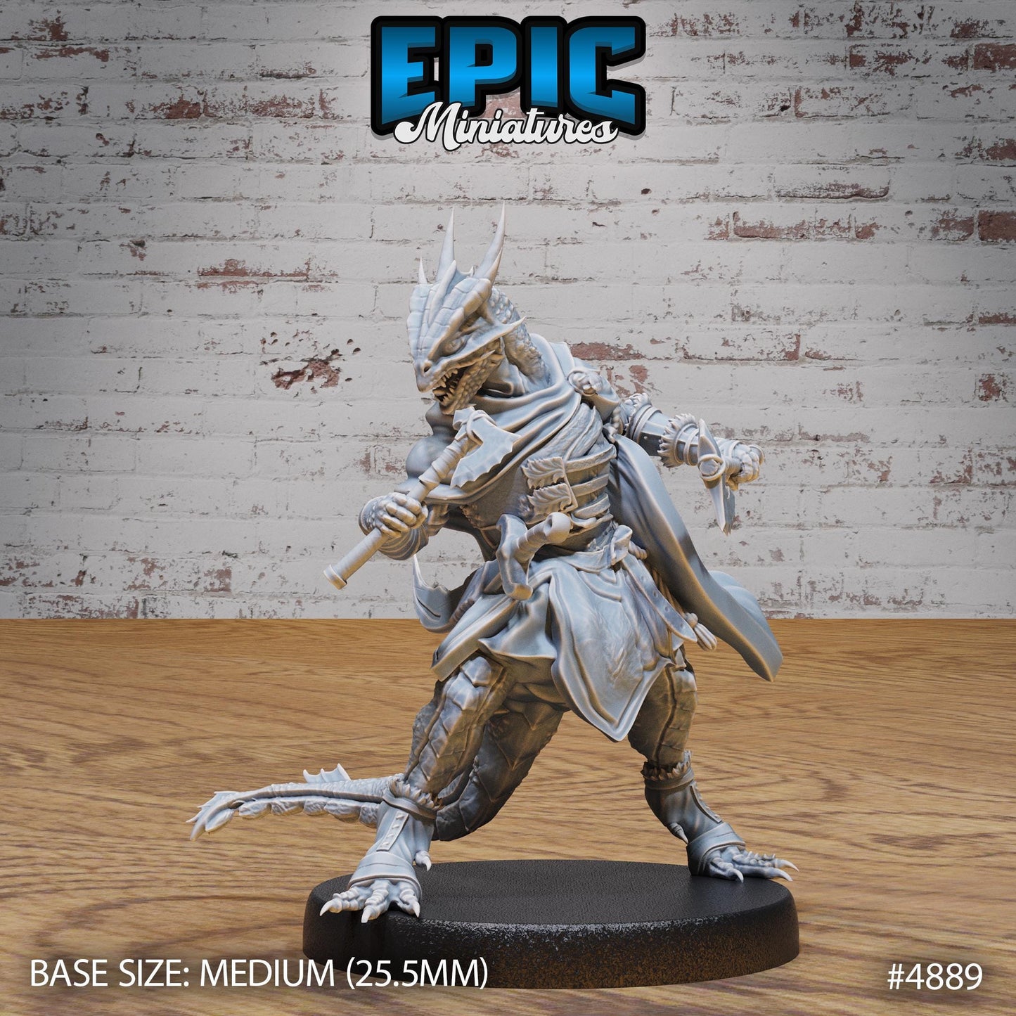 Half-Dragon Adventurer - Epic Miniatures | #111 - Age of Dragons