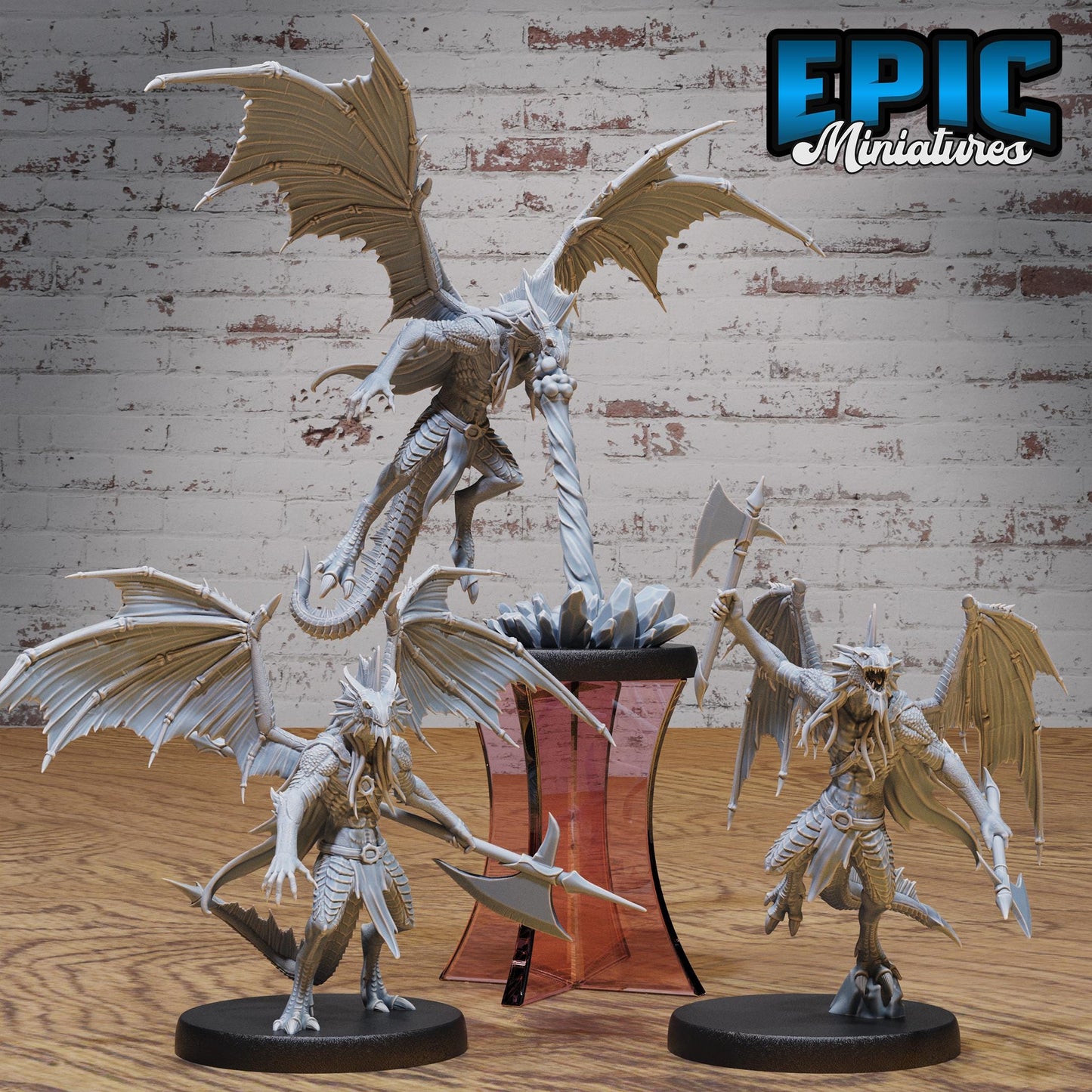 Draconic Demon Silver - Epic Miniatures | #114 -Hells Wrath