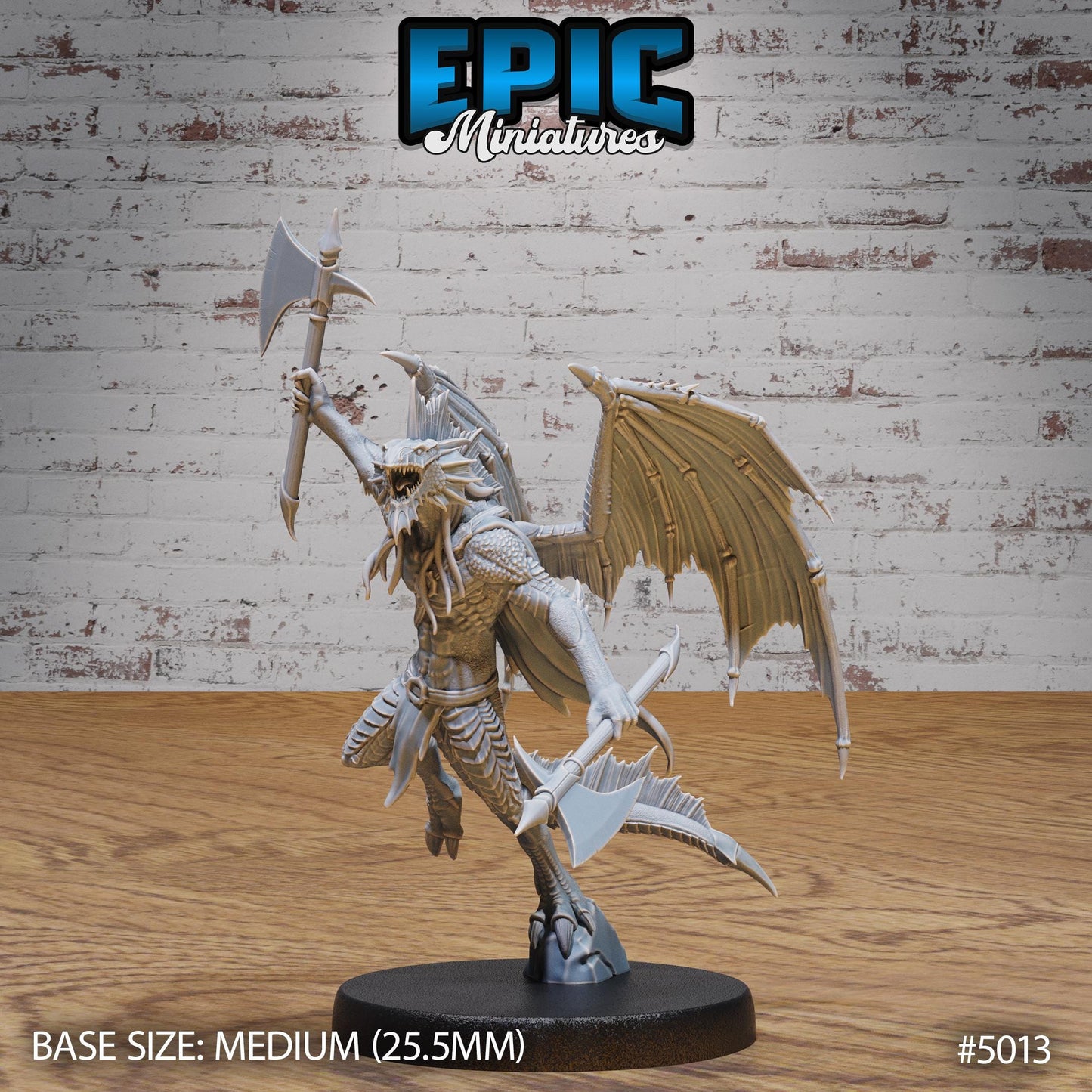 Draconic Demon Silver - Epic Miniatures | #114 -Hells Wrath