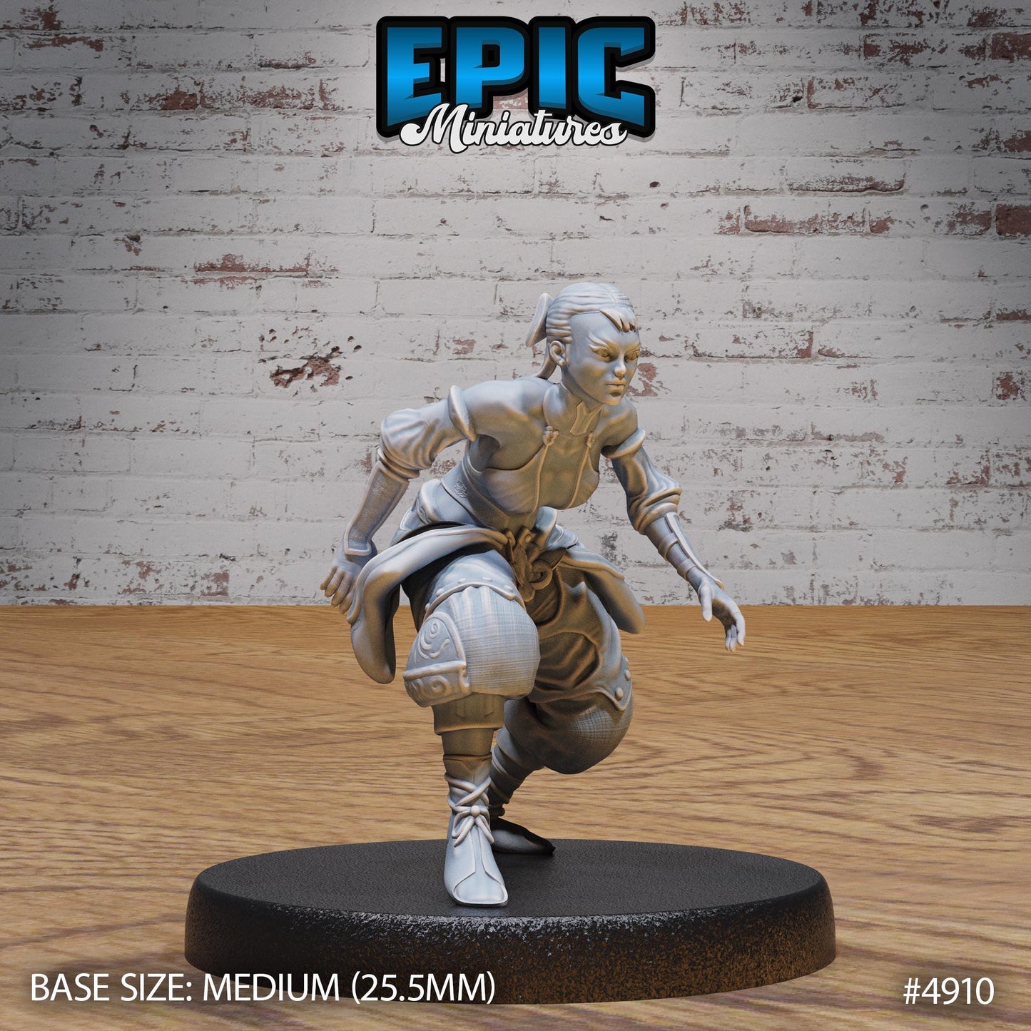 Monk Adventurer Female - Epic Miniatures | #112 -Legends of the East
