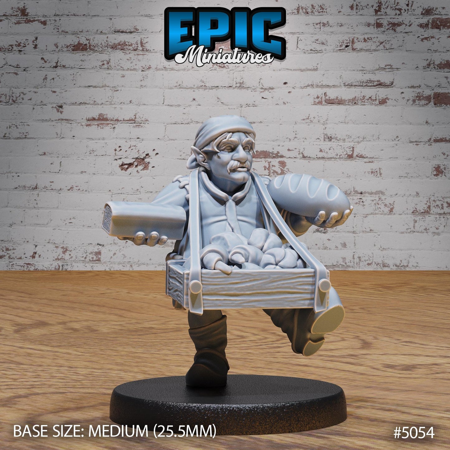 Halfling Villager - Epic Miniatures | #115 -Halfling Meadows