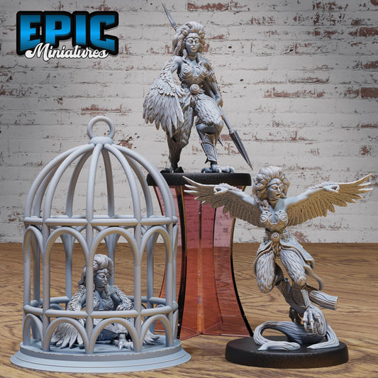 Captured Harpy - Epic Miniatures | #116 -Prison Break