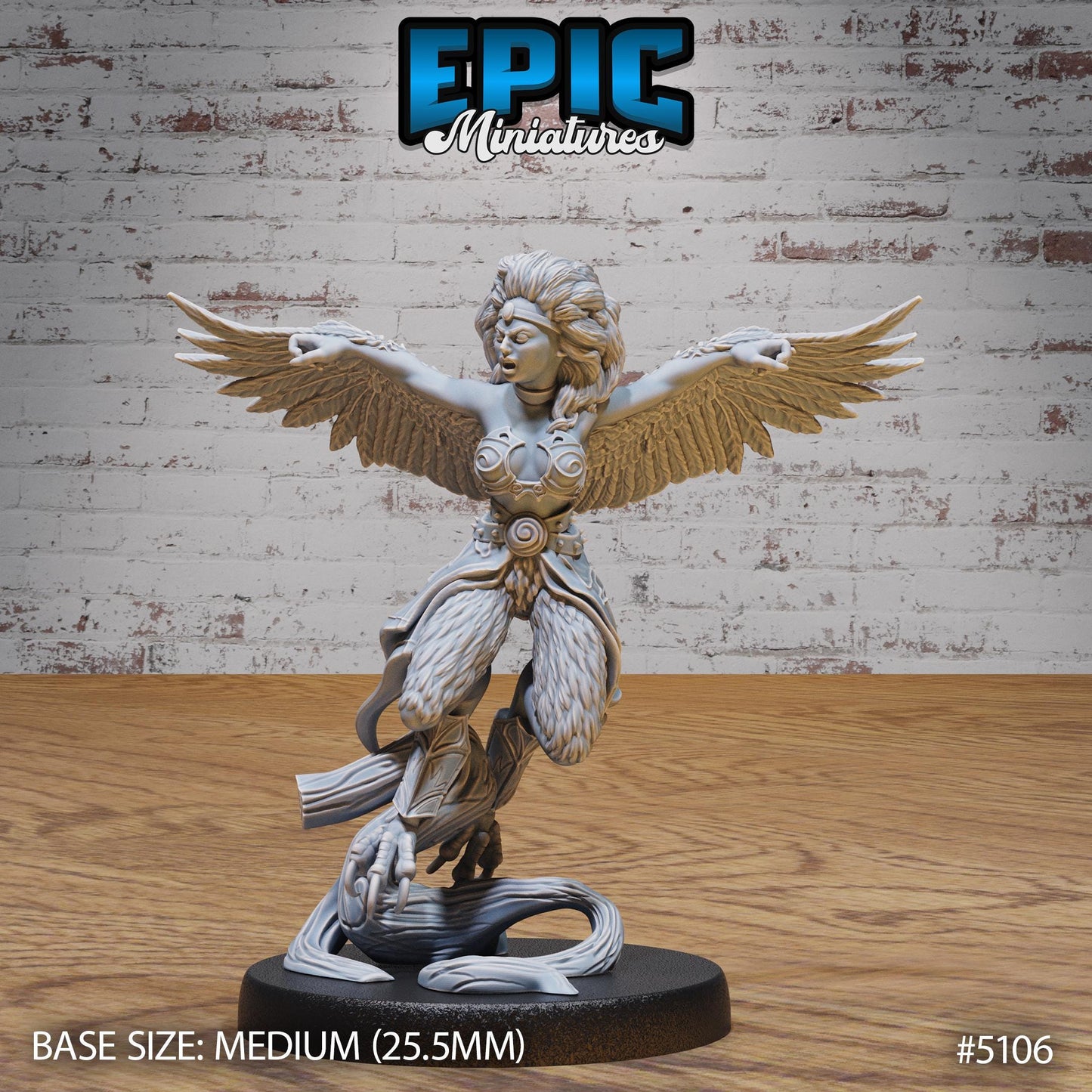Captured Harpy - Epic Miniatures | #116 -Prison Break