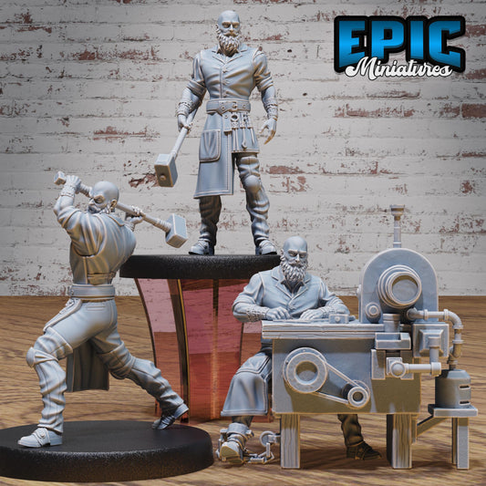Imprisoned Blacksmith - Epic Miniatures | #116 -Prison Break