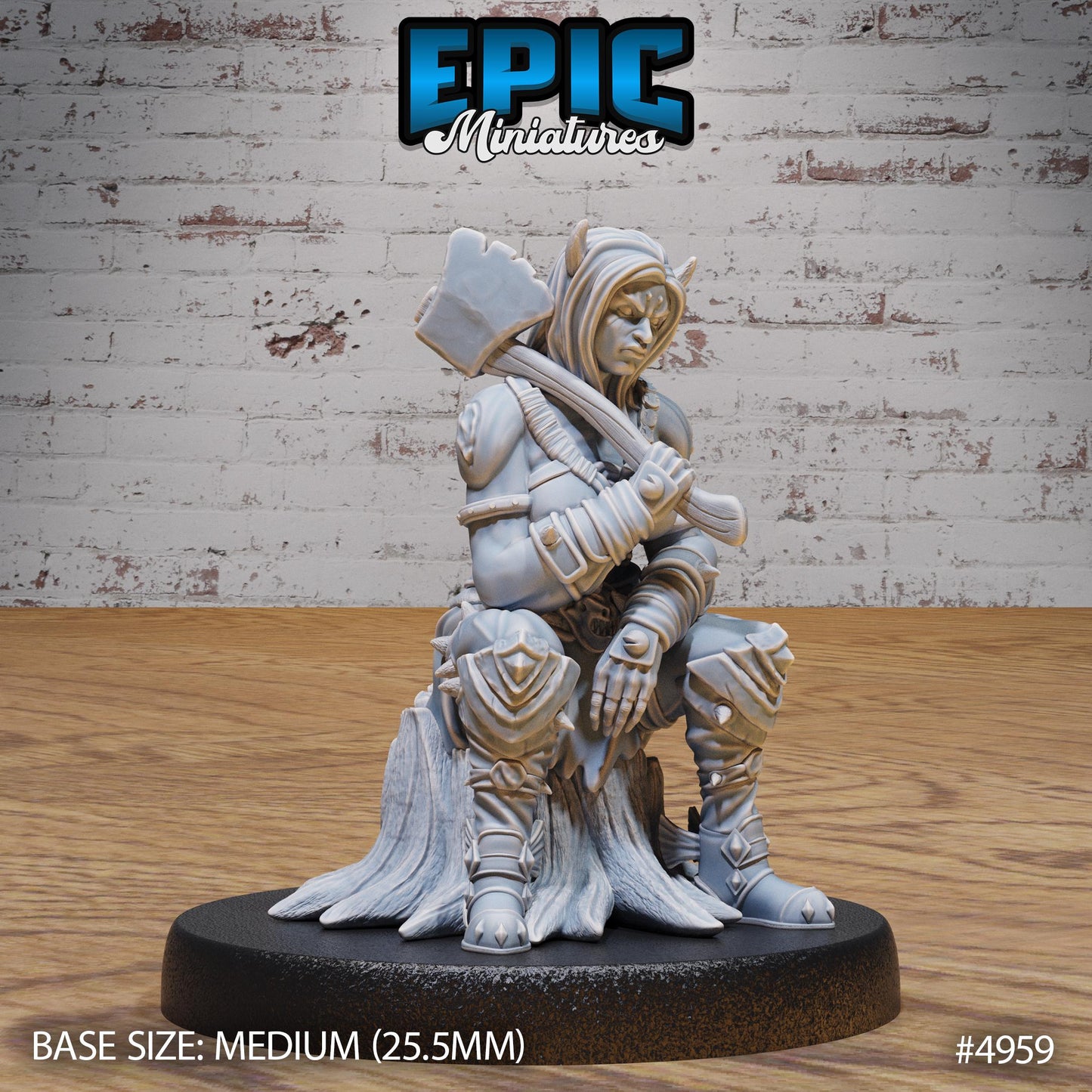 Orc Tiefling Female - Epic Miniatures | #113 -Savage Attack