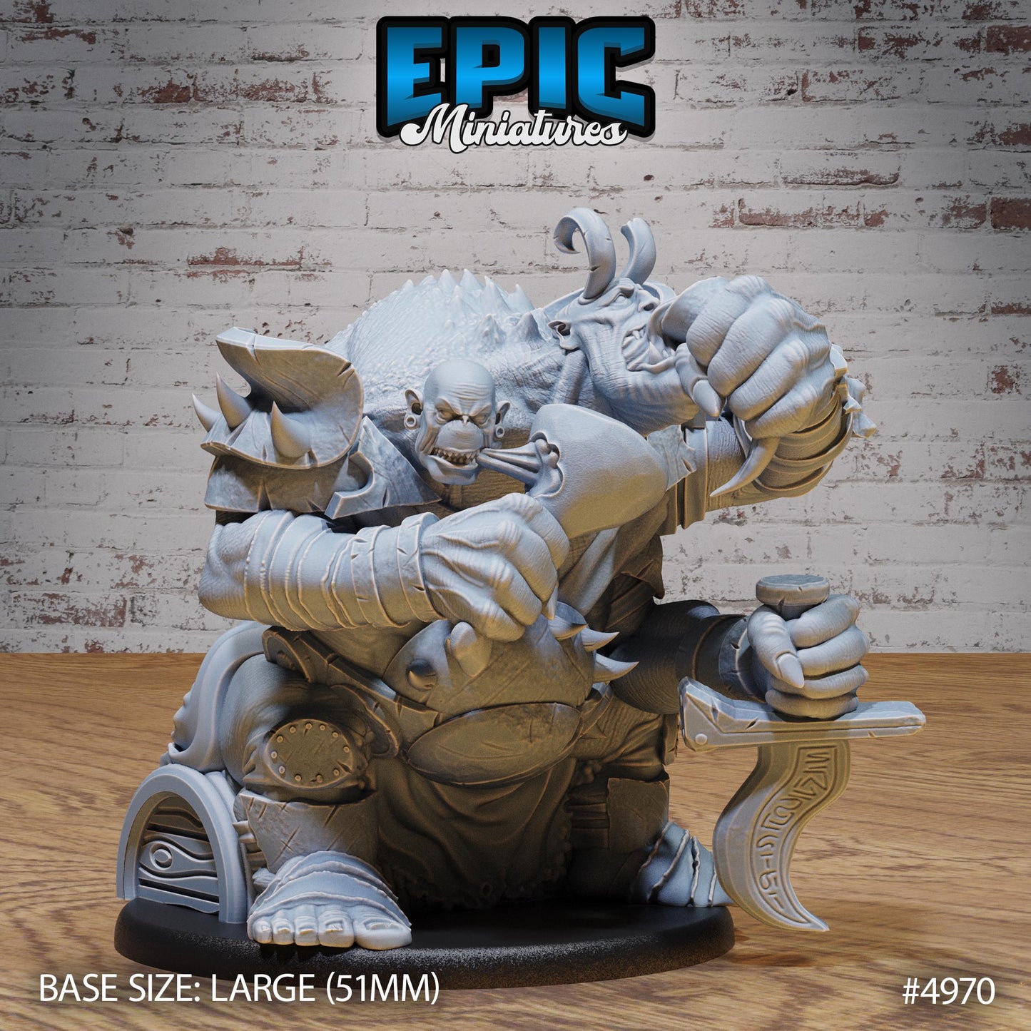 Ettin Mutant General - Epic Miniatures | #113 -Savage Attack