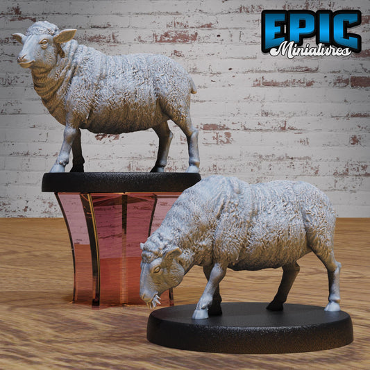 Sheep - Epic Miniatures | #115 Halfling Meadows