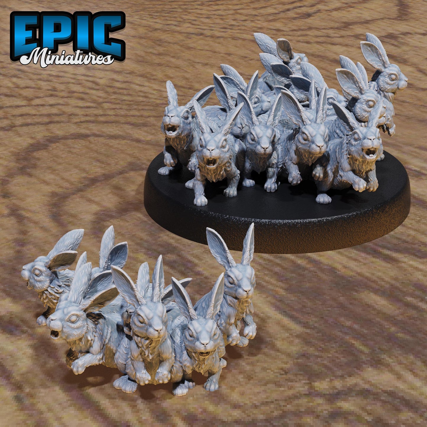 Rabbit Swarm - Epic Miniatures | #115 -Halfling Meadows