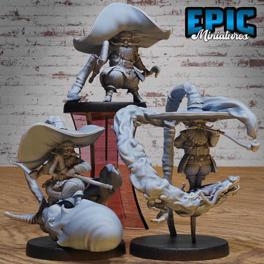 Gnome Wizard - Epic Miniatures | #115 -Halfling Meadows