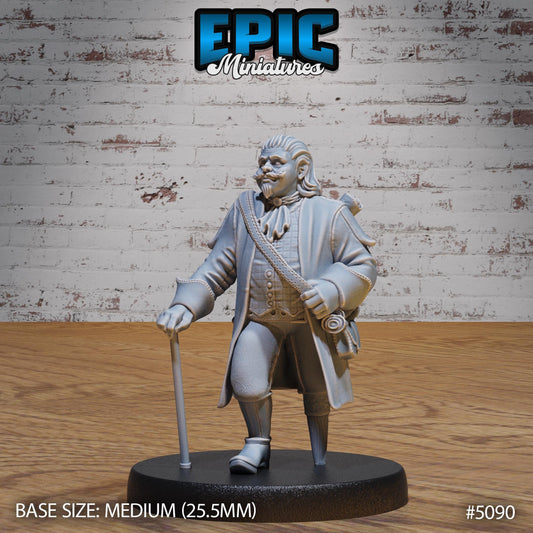 Halfling Ship Captain - Epic Miniatures | #115 -Halfling Meadows