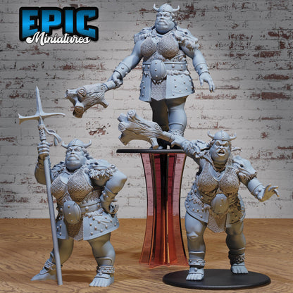 Hill Giantess - Epic Miniatures | #117 -Northern Tales